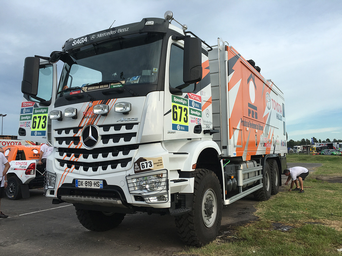 Mercedes-Benz Arocs au Dakar 2018