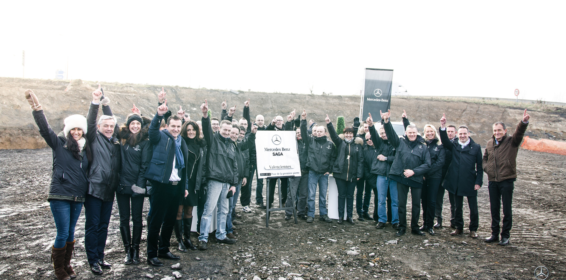 Pose de la 1ère pierre à Valenciennes